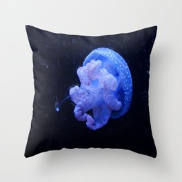 Jelly Fish in Oil Throw Pillow