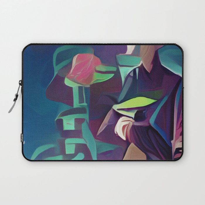 Man in Green Hat Laptop Sleeve