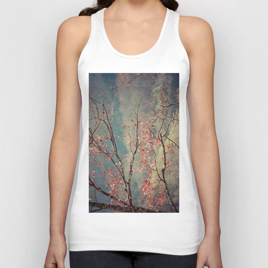 Red Tree Unisex Tank Top