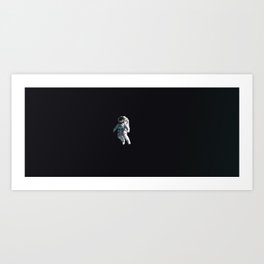 Lost In Space Art Print | Film, Digital, Digital Manipulation, Exploration, Photo, Space, Floating, Cosmonaut, Lost, Spaceman 