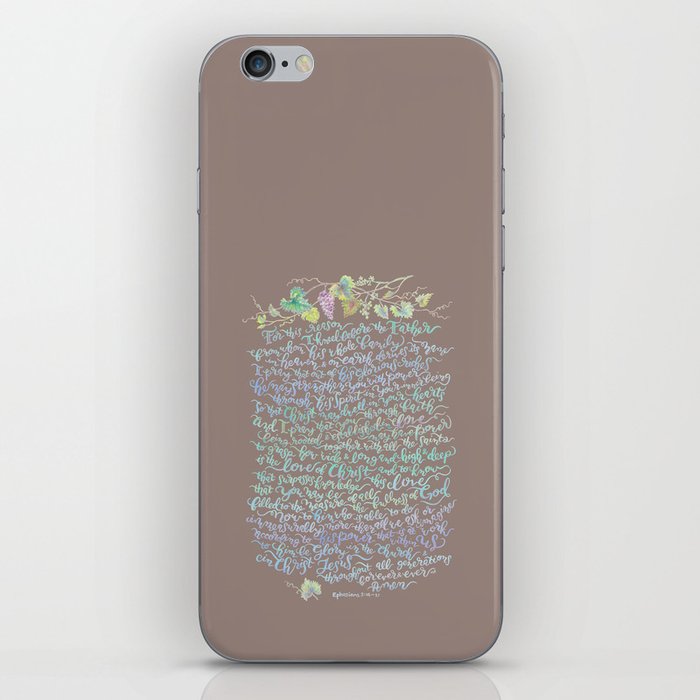 A Prayer For The Ephesians - 3:14~21  iPhone Skin