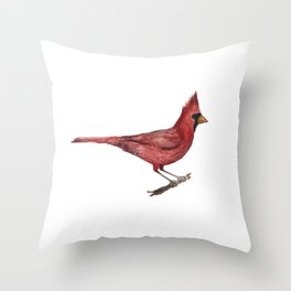 Cardinal Courage Throw Pillow