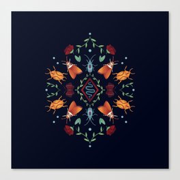 Fly into the night Canvas Print