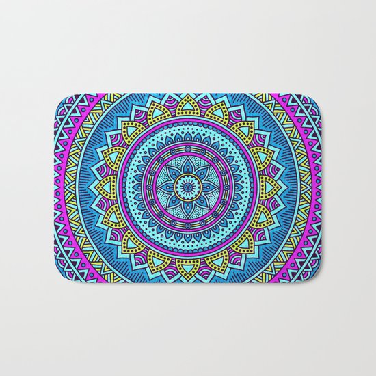 Hippie Mandala 20 Bath Mat