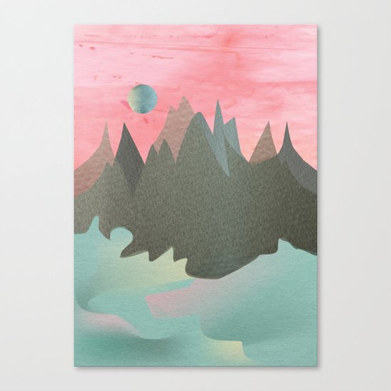 Once in a Blue Moon Canvas Print
