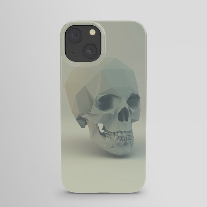 Low Poly Skull iPhone Case