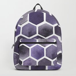 Amethyst Hexagons Backpack