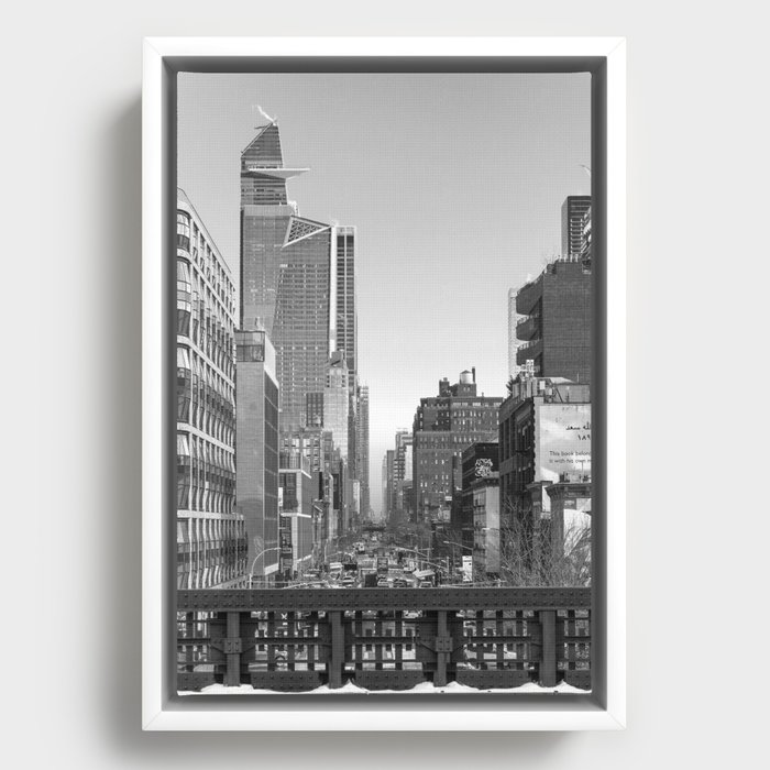 New York Framed Canvas
