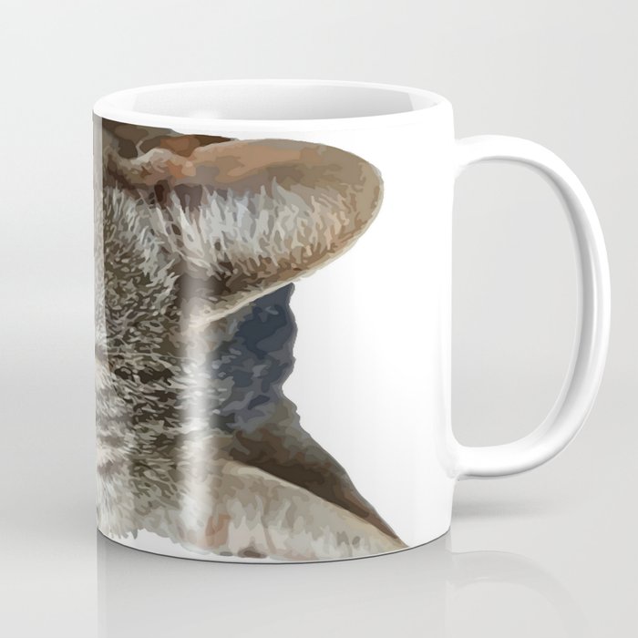 Stunning Tabby Cat Close Up Portrait Isolated Coffee Mug