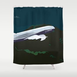 Airplane - Boeing 777 Shower Curtain