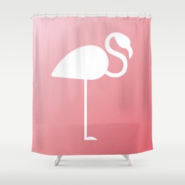 The Flamingo Shower Curtain