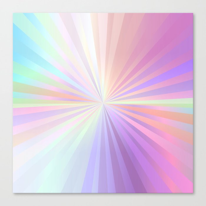 Colorful Summer Rainbow Canvas Print
