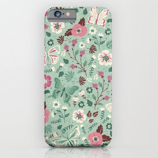 Garden Butterflies iPhone & iPod Case