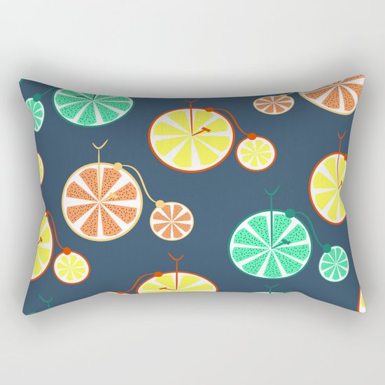 Fruity bikes Rectangular Pillow