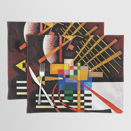 Wassily Kandinsky - Above and Left - Abstract Art Placemat