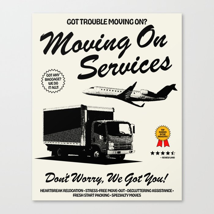 Moving On Services Canvas Print