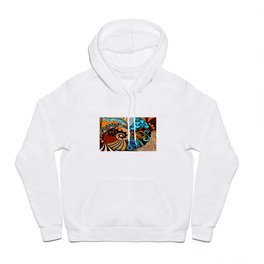 Hand-drawn ethno zentangle pattern, tribal background African sty. Beautiful, africa. Hoody