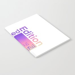 36 Year Old Gift Gradient Limited Edition 36th Retro Birthday Notebook