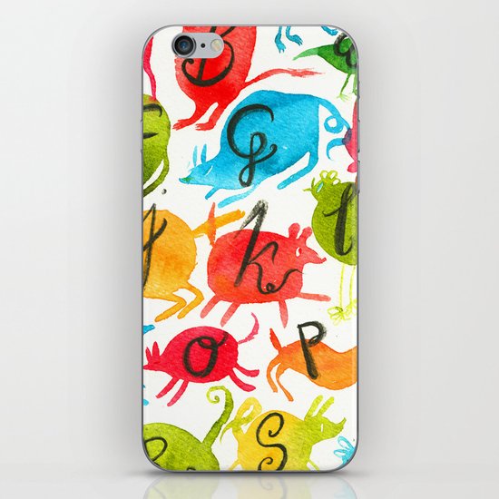Alphabet iPhone & iPod Skin