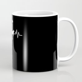 Soccer Heartbeat football team sport football Gift Coffee Mug