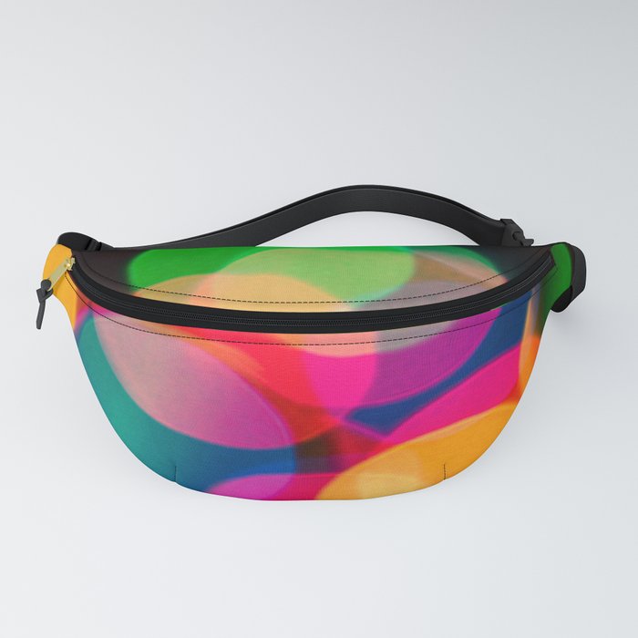Colorful Lights Bokeh Fanny Pack