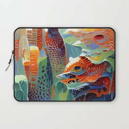 Abstract Colorful Coral Laptop Sleeve