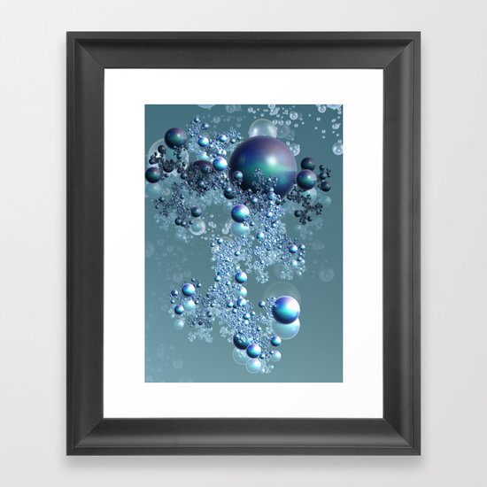 Bubbles 5 Framed Art Print