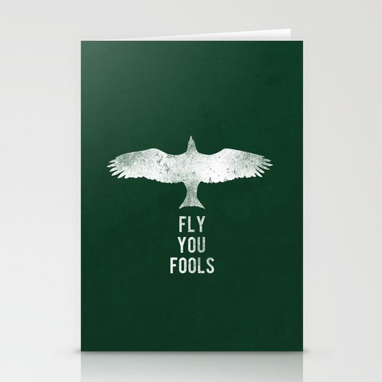 fly you fools Stationery Cards