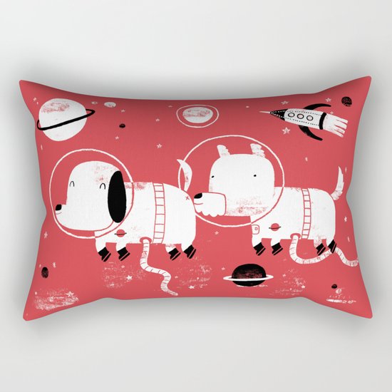 Astro dogs Rectangular Pillow