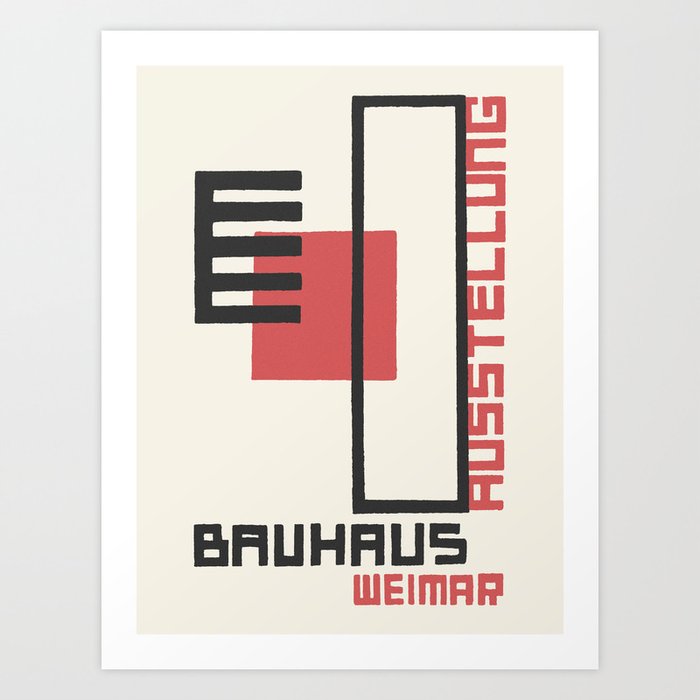 Bauhaus Art Exhibition Art Print