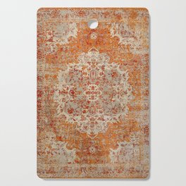 Oriental orange carpet Cutting Board