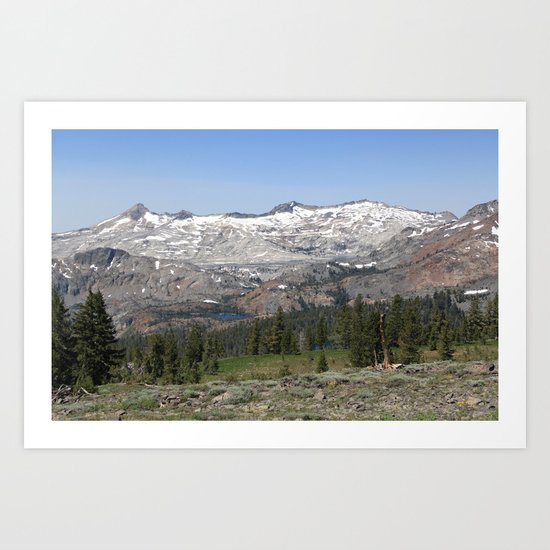Pyramid Peak Art Print