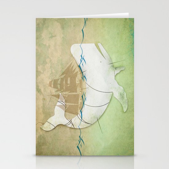 The ghost of Captain Ahab Stationery Cards