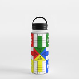 Vintage Ludo / Pachisi Game Board Water Bottle