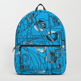 Glory Turquoise with Polo Circles Backpack