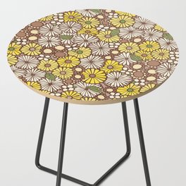Boho Floral Side Table