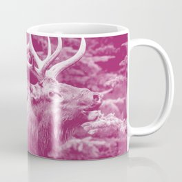 elk magenta purple tone washed out effect aesthetic wildlife art photography Coffee Mug