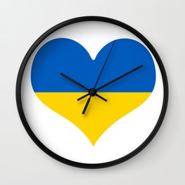 Love Ukraine Wall Clock