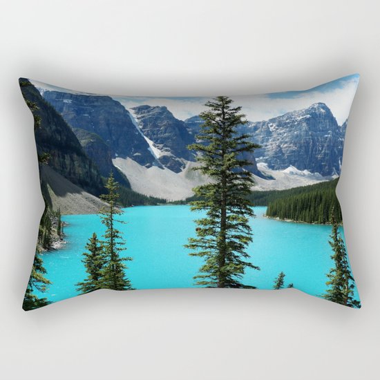 Moraine Lake, Canada Rectangular Pillow