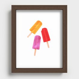 Popsicles Recessed Framed Print