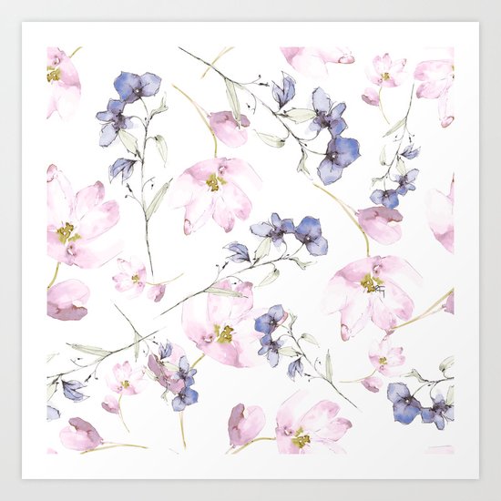 flower fairy Art Print