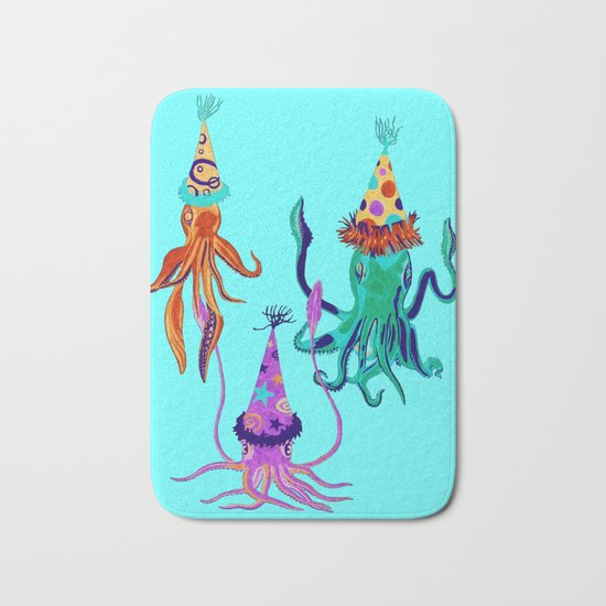 Party Squids Bath Mat