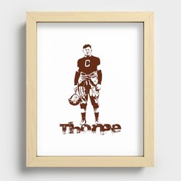 Jim Thorpe - Native American Legend Recessed Framed Print