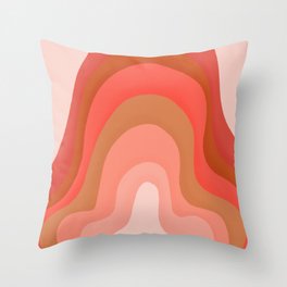 "Desert Stone" Abstract Throw Pillow