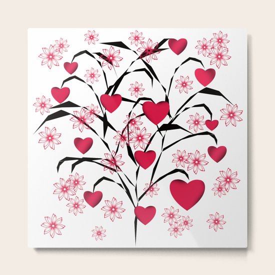 Love. Metal Print