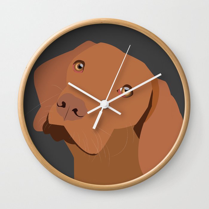 Vizsla Dog Wall Clock