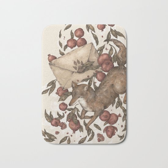 Coyote Love Letters Bath Mat