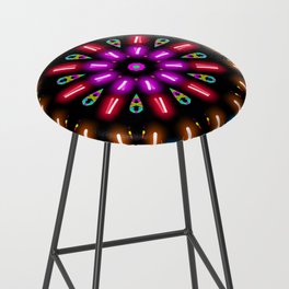 Neon Lights Bar Stool