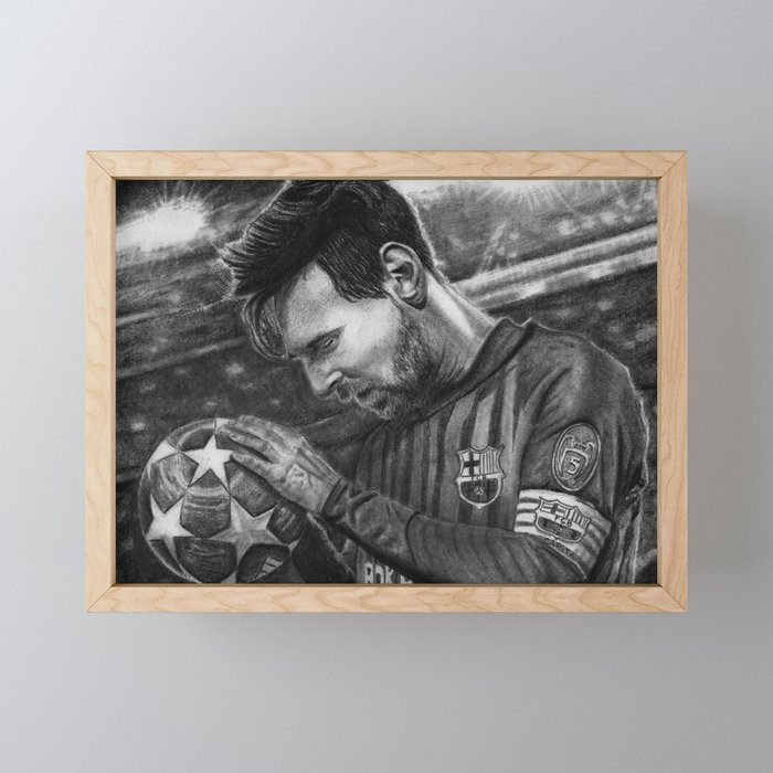 My art of Lio Messi Framed Mini Art Print