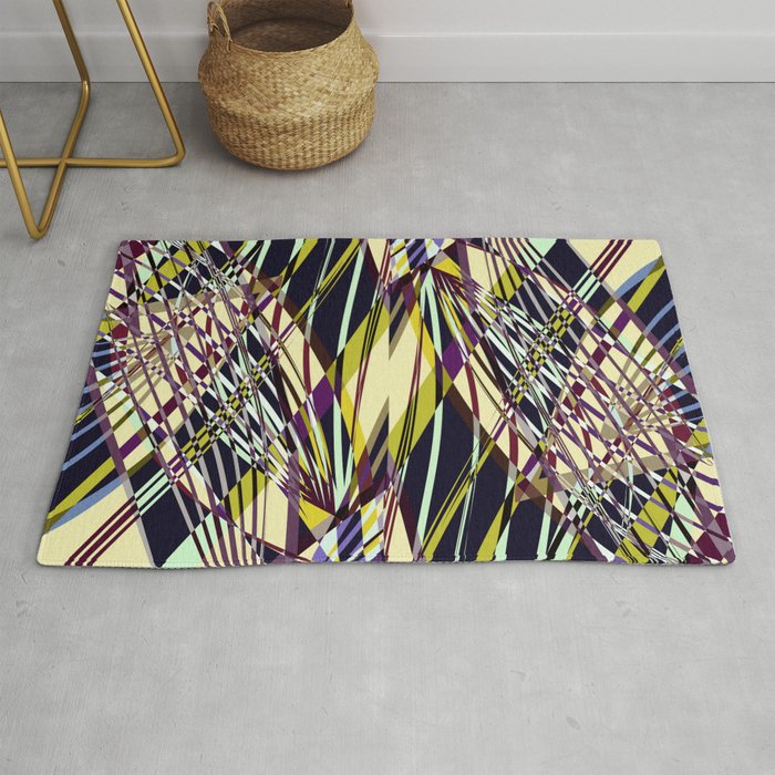 SWEEPING LINE PATTERN I-E2 Rug by Pia Schneider [atelier COLOUR-VISION ...